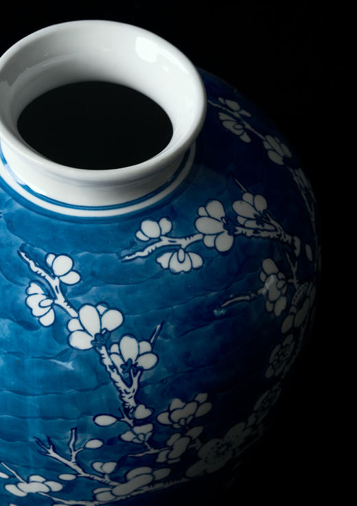 伽罗 JALO 青花冰玉梅瓶 商品图5