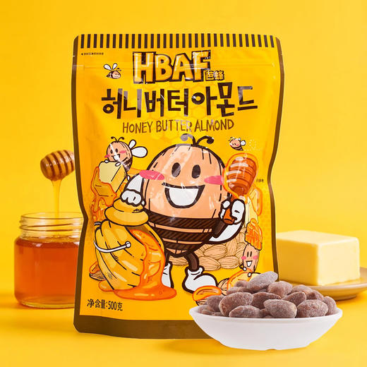 Costco 开市客 芭蜂蜂蜜黄油味扁桃仁 500g 商品图2