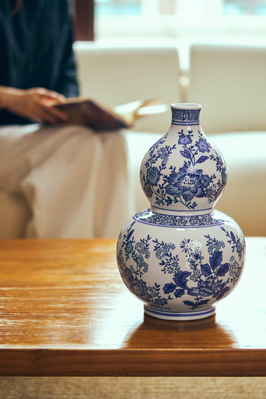 伽罗 JALO 青花葫芦瓶 商品图5