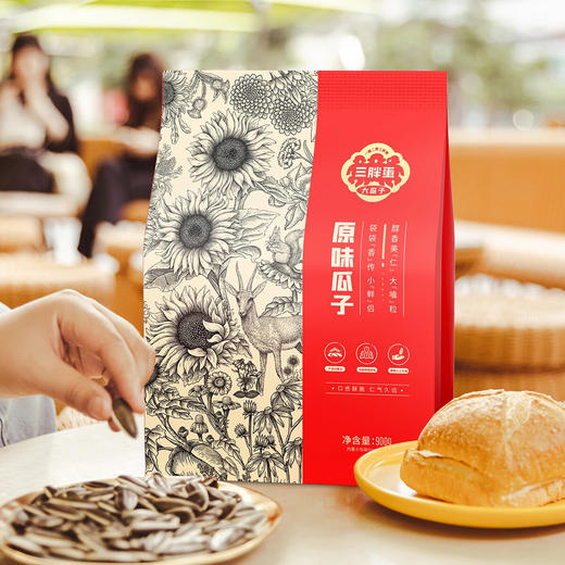 Costco 开市客 三胖蛋一磕二赞三胖蛋原味瓜子 90g*5/10包 商品图2