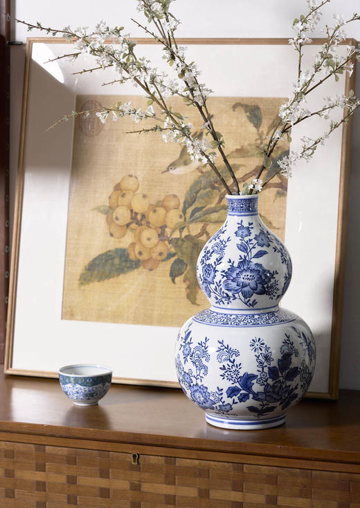 伽罗 JALO 青花葫芦瓶 商品图2