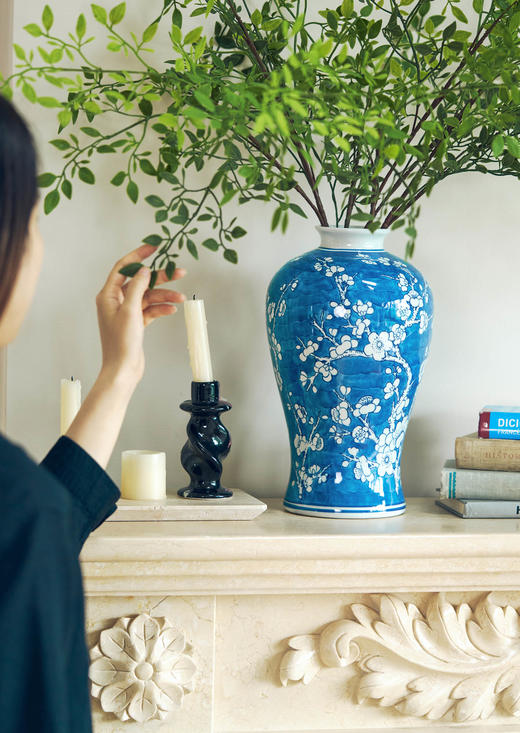 伽罗 JALO 青花冰玉梅瓶 商品图1