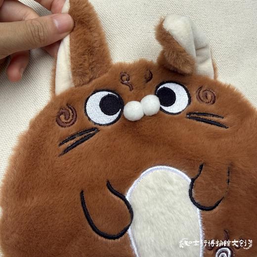 湖南省博物馆汉小狸毛绒单肩包可爱大容量帆布包学生女孩生日礼物 商品图3
