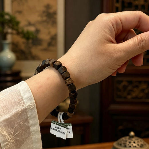 【假一赔十 中国热科院转化成果 沉香国家队出品】常予 沉香手串 纹理自然 色泽醇厚 肌理细腻 商品图7