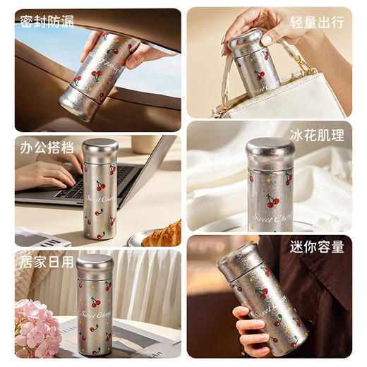 摩登主妇纯钛保温杯口袋杯女生高颜值2026新款咖啡杯外出便携水杯 商品图3