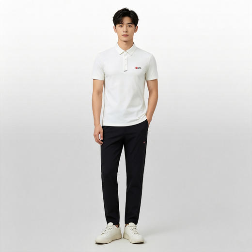 瑞士军工SWISS MILITARY  夏季高品质无痕冰丝男士翻领POLO衫 商品图1