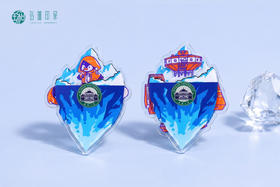 武大南极科考旋转冰箱贴