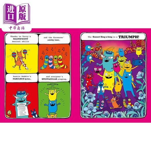预售 【中商原版】桥梁漫画 微笑岛上的嘻哈一族 共3册 Meet the Mubbles 英文原版 儿童绘本故事书 幽默笑话 全彩漫画故事图画小说 商品图3