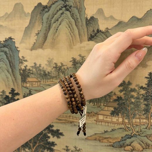 【假一赔十 中国热科院转化成果 沉香国家队出品】常予 沉香手串 纹理自然 色泽醇厚 肌理细腻 商品图4