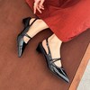 高级感尖头坡跟包头凉鞋新款性感显瘦浅口单鞋女外穿气质通勤凉鞋聚★为爱严选 商品缩略图1