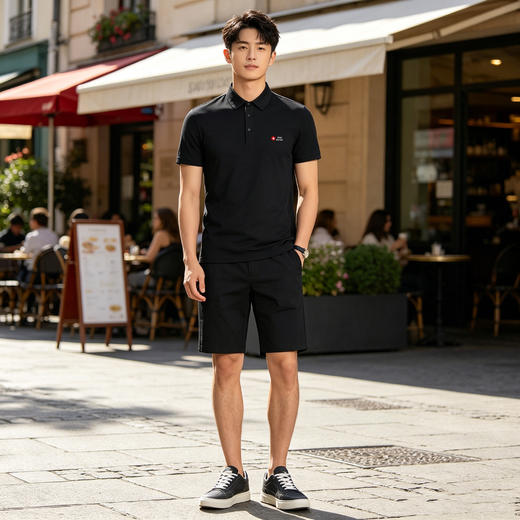瑞士军工SWISS MILITARY  夏季高品质无痕冰丝男士翻领POLO衫 商品图7