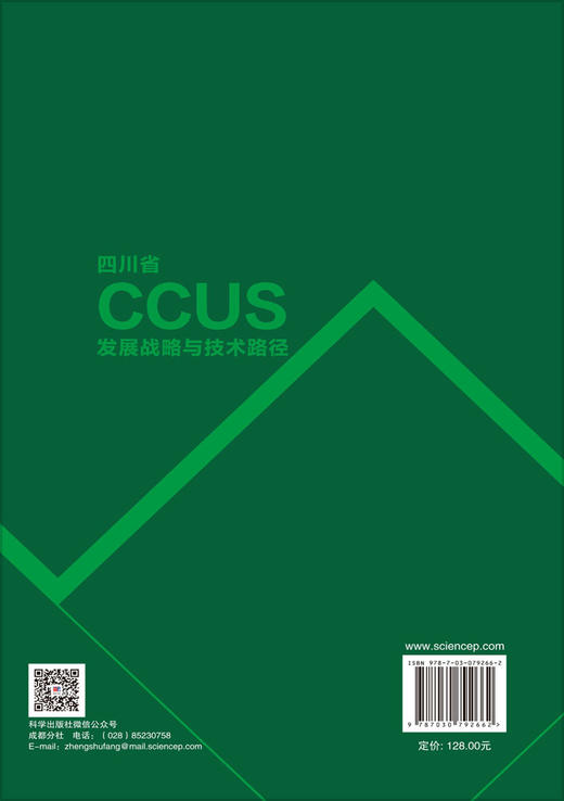 四川省CCUS发展战略与技术路径 谢和平等 9787030792662 商品图1