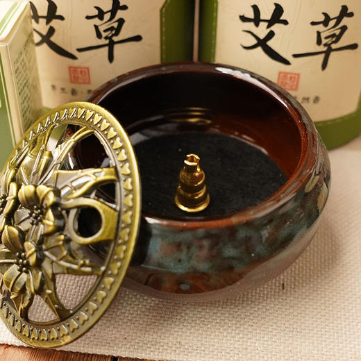 宫造 天然艾草盘香 草本精粹 清幽淡雅 120盘/盒 商品图8