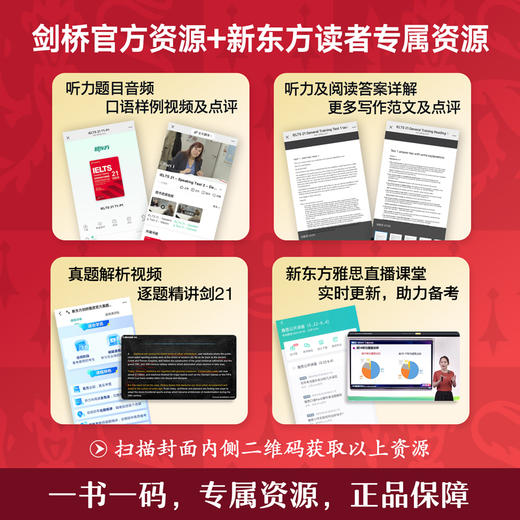 【新东方】剑桥雅思官方真题集21 培训类/精讲 商品图3