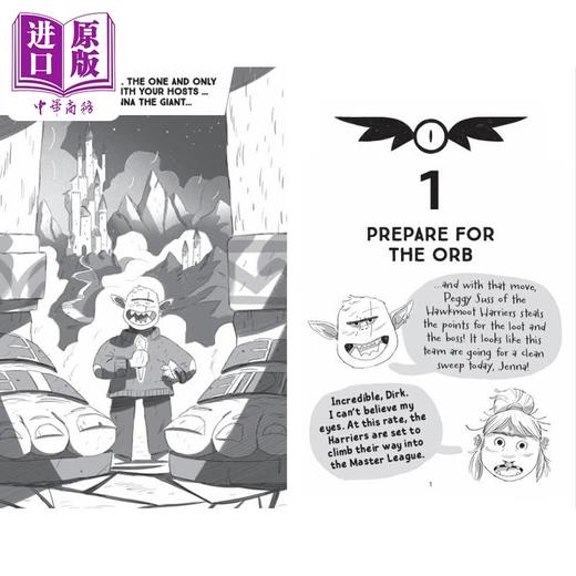 【中商原版】Dungeon Runners 奔跑者1-4 共4册 英文原版 儿童文学 奇幻冒险小说 章节故事书 情节丰富 插图精美 进口童书 商品图1