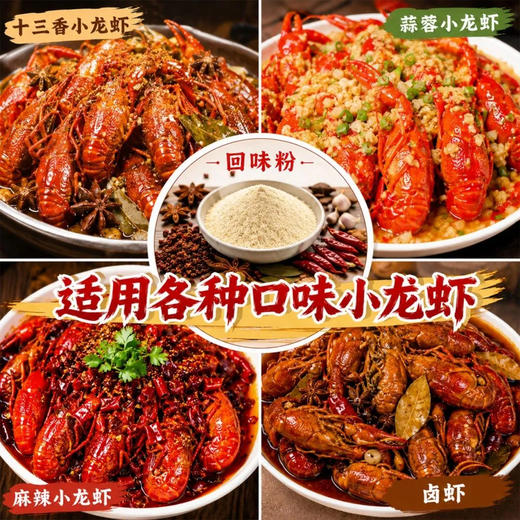 小龙虾专用回味粉商用浓缩鲜香去腥增香粉烧烤炸串火锅麻辣烫凉菜 商品图2