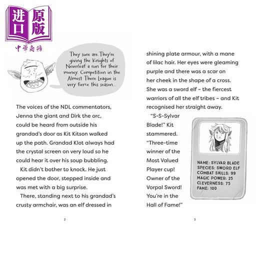 【中商原版】Dungeon Runners 奔跑者1-4 共4册 英文原版 儿童文学 奇幻冒险小说 章节故事书 情节丰富 插图精美 进口童书 商品图2