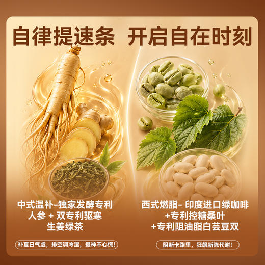 成分实验室 发酵人参绿咖啡 入口顺滑 回味绵长 200g/盒 商品图3