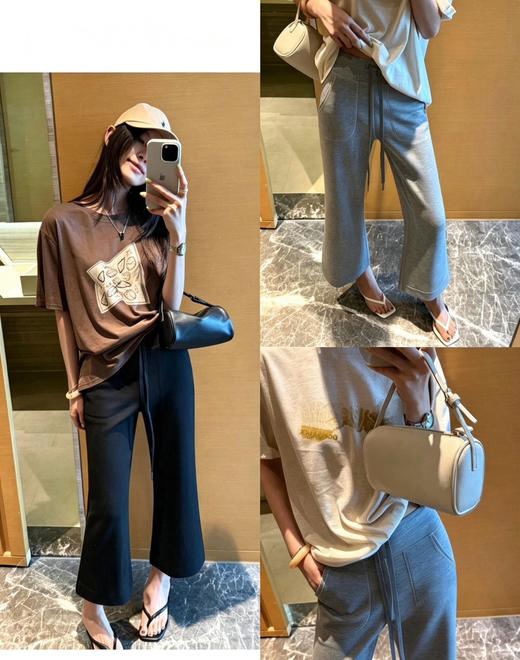 A10 女款夏日本命八分裤莫代尔烟管裤 WK889 商品图0