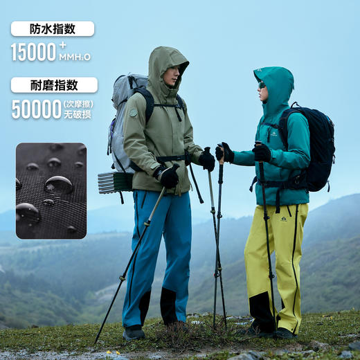 【青鸟冲锋衣女款三合一抓绒】拓路者户外登山服女款秋冬防风防水登山服 商品图1