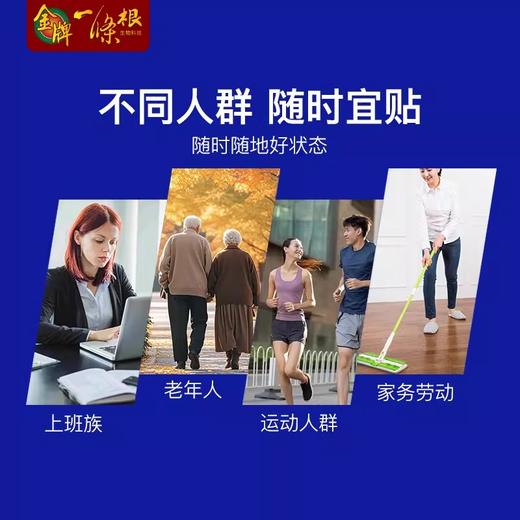 金牌一条根 台湾进口 百年老牌口碑王 金门筋骨守护神 5贴/袋 商品图5