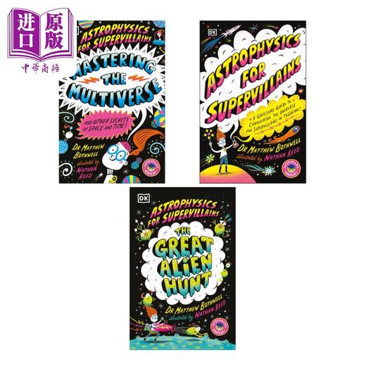 预售 【中商原版】DK超级反派的天体物理学 共3册 英文原版 Astrophysics for Supervillains 儿童科学百科 科普读物 小初文学 进口 商品图0