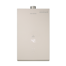 美菱 燃气热水器 JSQ30-MR-BS16512 玫瑰金h 天然气(12T) 电子脉冲点火 16L 一体不锈钢水箱 变频 一级静音 二级效能