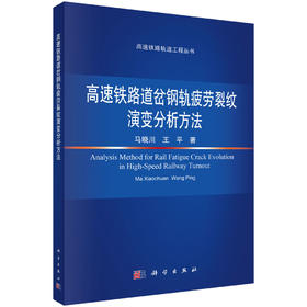 高速铁路道岔钢轨疲劳裂纹演变分析方法 马晓川 王平 9787030836960