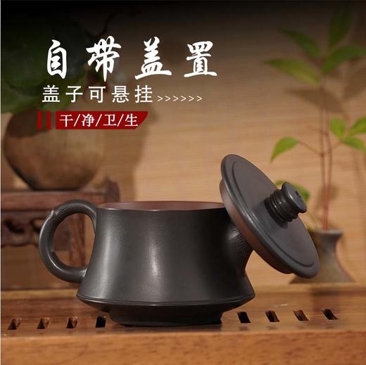 【瓷润光凝】陶壶客 建水紫陶 全手工专利竹节柱础壶 约190ml/个 陶壶藏雅韵闲煮一壶春 商品图1