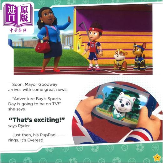 【中商原版】Paw Patrol 汪汪队历险记共4册 Meet the Mighty Twins Save a Train Ryders Robot Sports 英文原版儿童绘本故事 商品图2