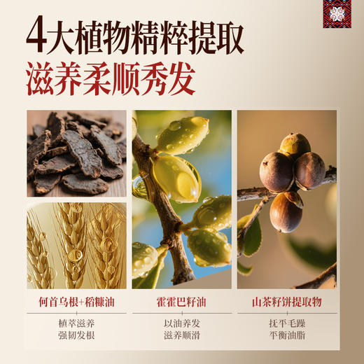 【三重调香工艺】长发小寨 稻米蛋白修护还原养发乳 200g/瓶 六维御护滋润发丝 商品图3