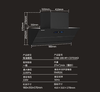 美菱 侧吸烟机 CXW-188-MY-CD701KD 一级能效 变频 挥手感应 自动开合 黑晶玻璃  最大静压1100Pa 一键智能洗 商品缩略图1