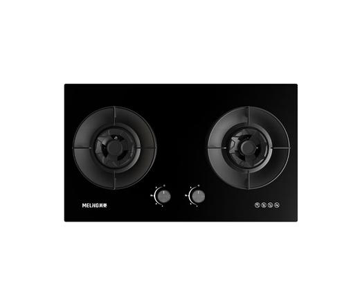 美菱 天燃气灶 JZT-MZ-QB607 一级能效 70%热效率 烟灶联动 5.2KW 天然气 双眼 上进风  嵌入式 支持熄火保护 商品图1