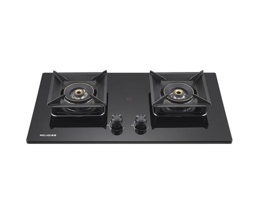 美菱 天燃气灶 JZT-MZ-QB611KX 家用嵌入式 台式 天然气 高热效率 一级能效 上进风 双眼 商品图1