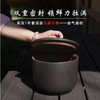 【存茶之器】陶壶客 建水紫陶刻纹五饼罐 1个（约可装5斤大米或200g五饼茶） 防潮密封跳刀刻纹 商品缩略图2