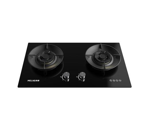 美菱 天燃气灶 JZT-MZ-QB607 一级能效 70%热效率 烟灶联动 5.2KW 天然气 双眼 上进风  嵌入式 支持熄火保护 商品图0