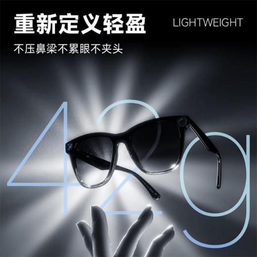 【AI同声翻译  物体识别】骊佳AI智能眼镜 眼镜秒变相机 高清防抖摄像头 商品图4