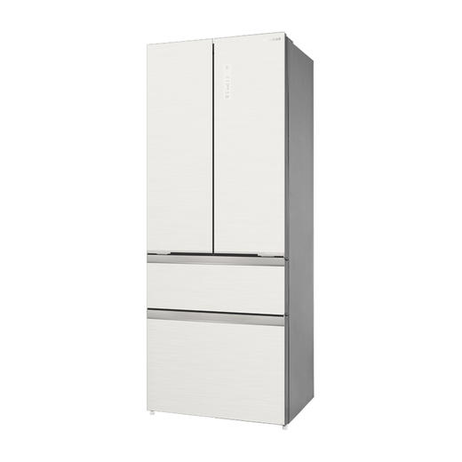 美菱 冰箱 BCD-420WFP9BZ 玉纱杏 420升 法式多门冰箱 中间开 电脑控温 变频 智能除霜 风冷无霜 一级能效 商品图1
