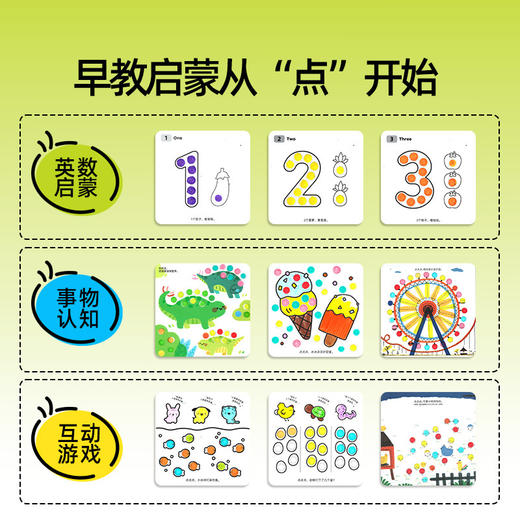 【启发式玩法 绘画早教双启蒙】美乐童年小彩帽点点画 可水洗水彩笔早教启蒙 涂鸦画纸绘画本套装 商品图2
