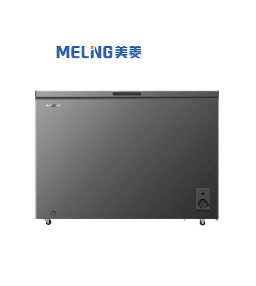 美菱 冰柜 BC/BD-301DTCS 典雅灰 301升 卧式 单温柜 顶开 转换型冷藏冷冻柜 一级能效 机械旋钮 商品图0