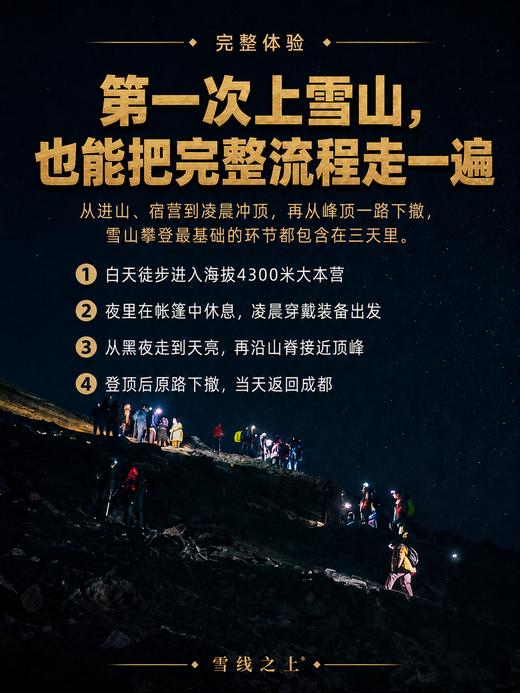 四姑娘山二峰攀登活动｜3日行程 ｜成都集合 商品图2