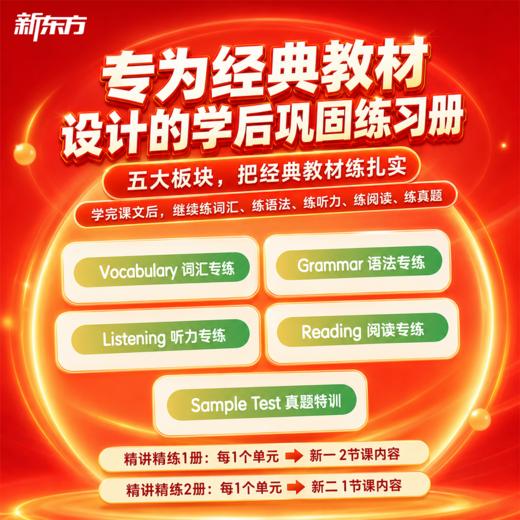 【新东方】新版精讲精练-经典英语通关精讲精练巩固练习册 商品图2