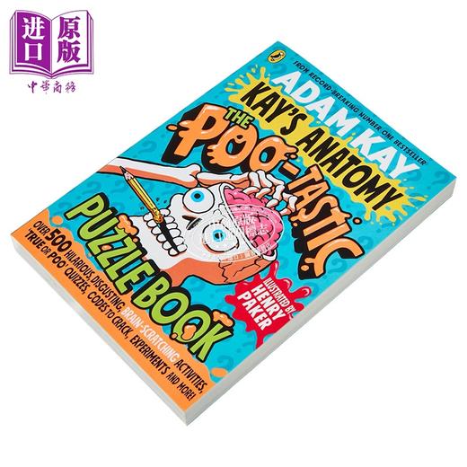 预售 【中商原版】亚当凯 神奇的便便谜题书 Adam Kay Kay's Anatomy The Poo-tastic Puzzle Book 英文原版 儿童谜题书 7岁以上 商品图2