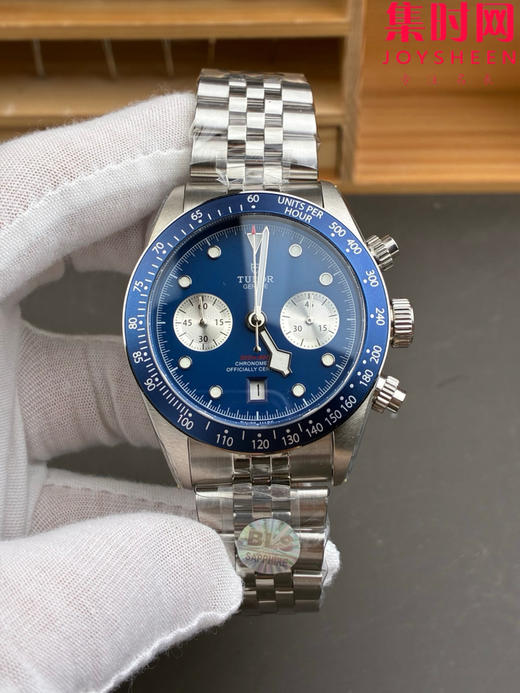 BLS帝舵碧湾计时系列79360N 蓝色盘 男士腕表
机芯：搭载7750全自动机械计时机芯 商品图0
