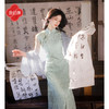 逸红颜《荞雪》26年夏新朦胧感刺绣蕾丝花边新中式半透纱质披肩女 商品缩略图4