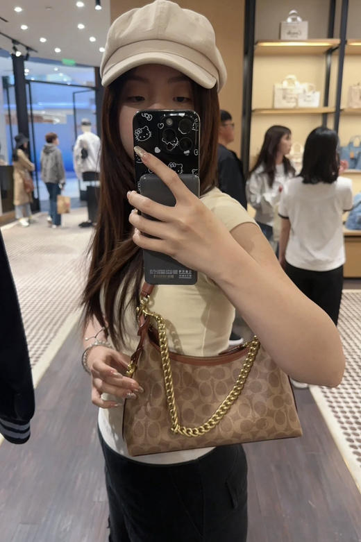 奥莱订单蔻chi家Juliet系列老花单肩斜挎包062403 商品图9