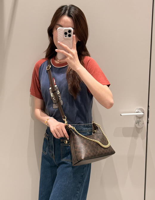 奥莱订单蔻chi家Juliet系列老花单肩斜挎包062403 商品图10