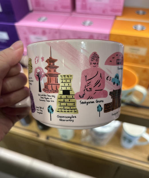 星巴巴韩国城市系列陶瓷马克杯 商品图7