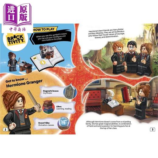 预售 【中商原版】乐高 哈利波特 魔法力量 LEGO Harry Potter Magical Powers 英文原版 Buster Books 益智书 商品图1