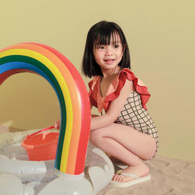 爱多尔夏季儿童泳衣连体分体女童三角游泳衣可爱泳装ET20101★